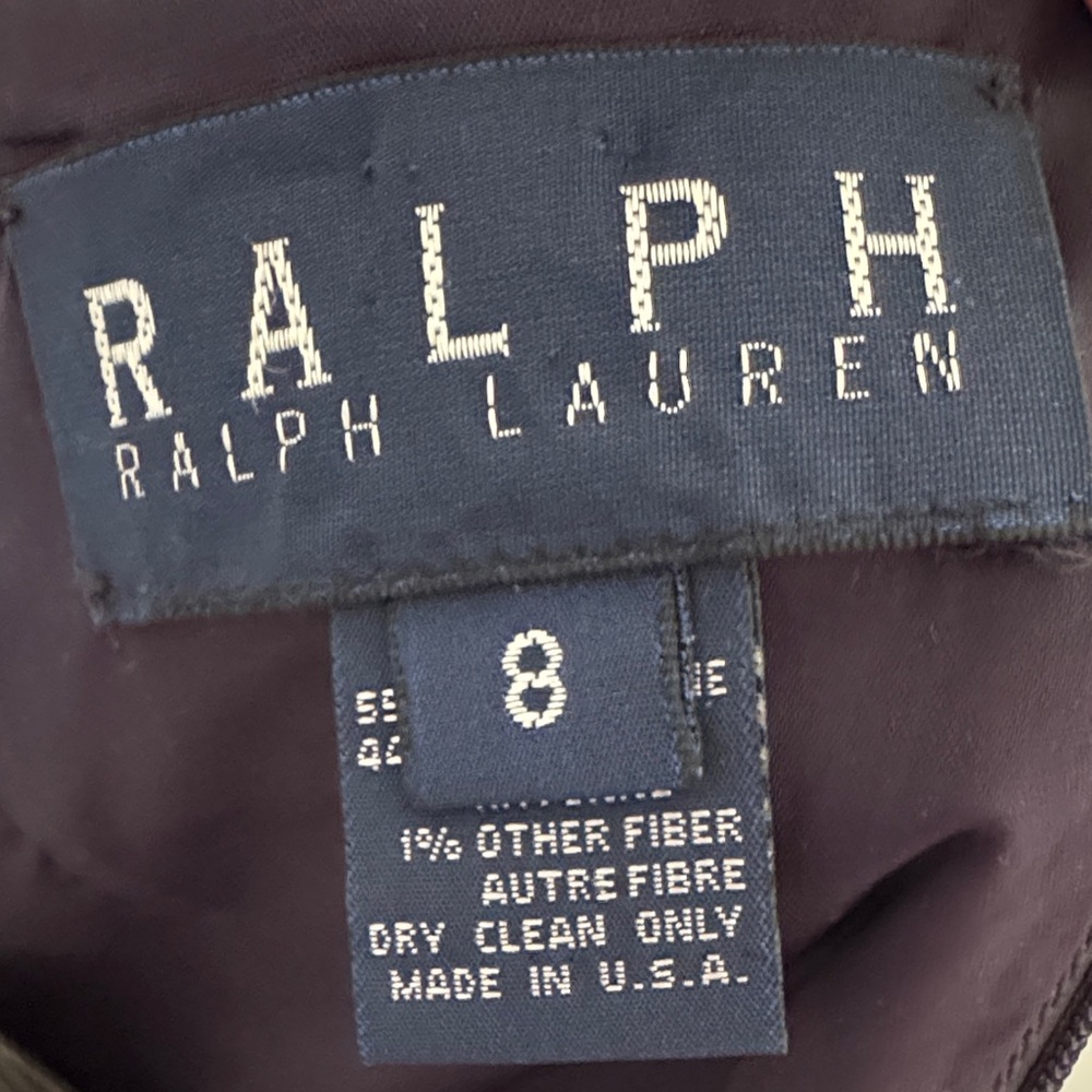 Ralph by Ralph Lauren Navy and Red pin stripe Spaghetti Strap Dress - Picture 2 of 8